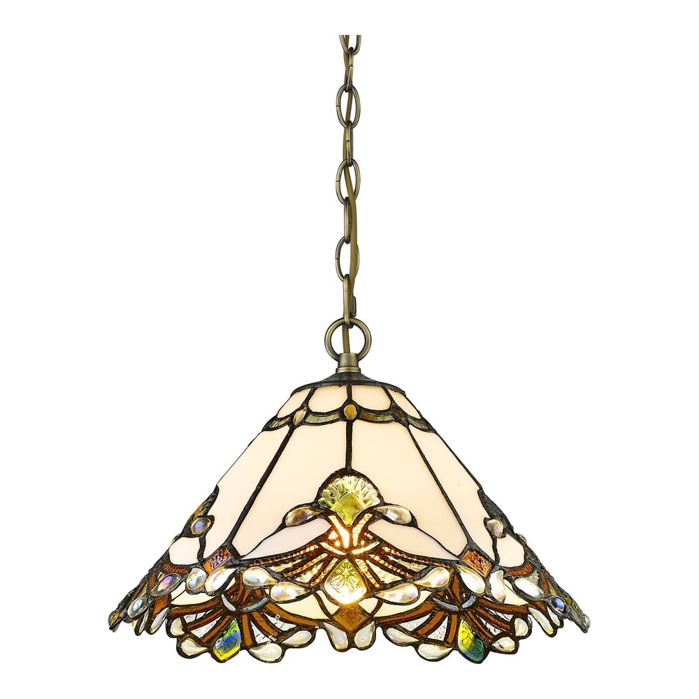 Изображение товара Подвесной светильник Velante 863-806-01 бронза с цветными плафонами 116 см