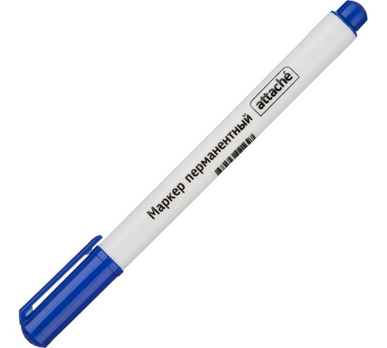 Изображение товара Перманентный маркер Attache синий 0,5 мм 954119