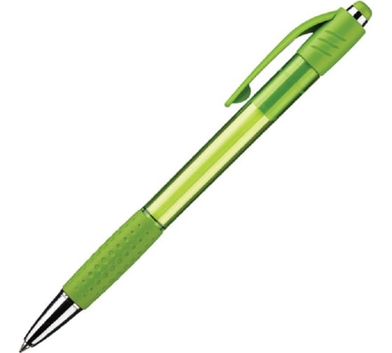 Изображение товара Шариковая ручка 12 шт в упаковке Attache Happy зеленый корпус цвет чернил - синий 389744