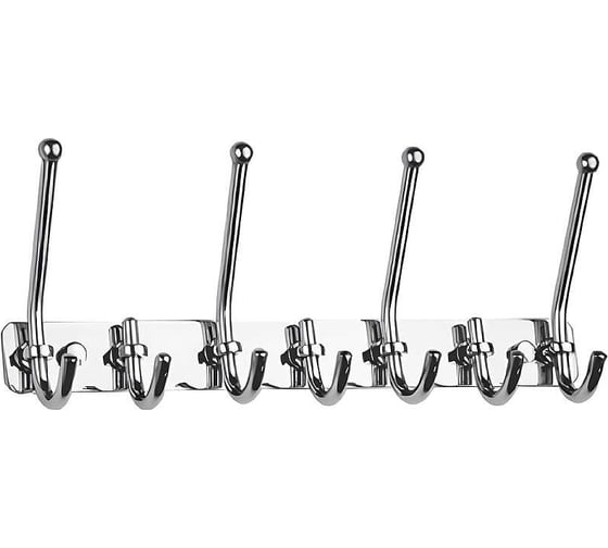 Изображение товара Планка с крючками для полотенец HAIBA хром HB201-7