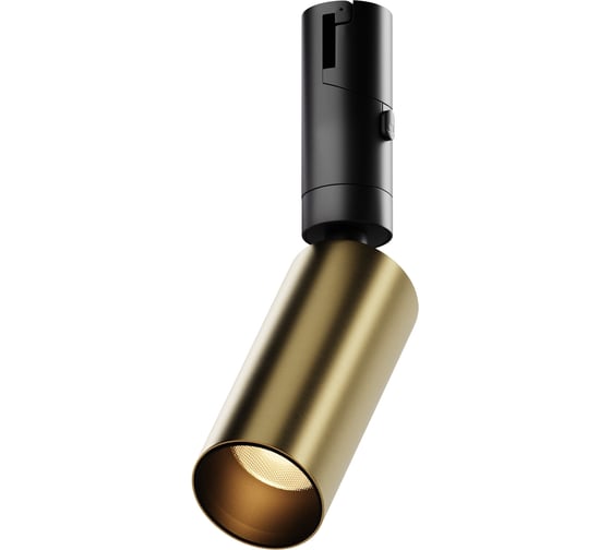 Изображение товара Трековый светильник MAYTONI Focus Led LED 5W Черный и Латунь TR201-1-5W3K-M-BBS