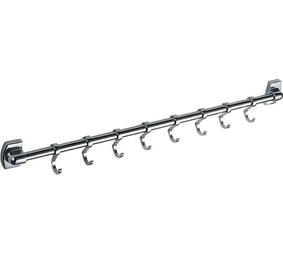 Изображение товара Планка с крючками для полотенец HAIBA хром HB209-8