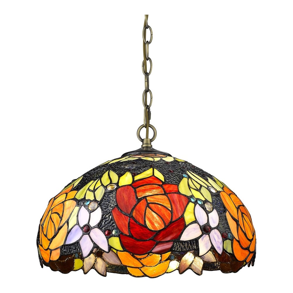 Изображение товара Подвесной светильник Velante 828-806-02 с цветными плафонами бронза