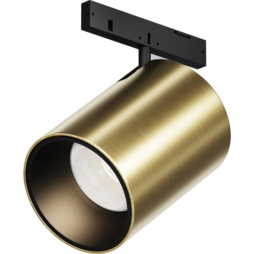Изображение товара Трековый светильник MAYTONI Focus Led 9W черный латунь трековая система