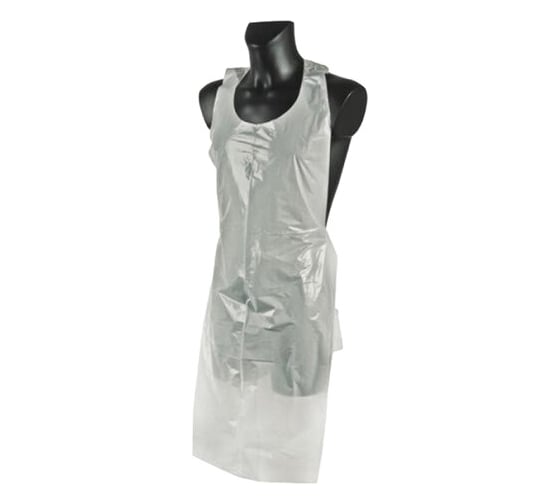 Изображение товара Фартуки полиэтиленовые, LAIMA КОМПЛЕКТ 100шт., одноразовые, ЭКСТРА, размер 68х110, 610851