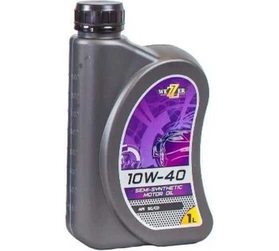 Изображение товара Моторное масло WEZZER 10W40 полусинтетическое SG/CD, 1 л 4609131