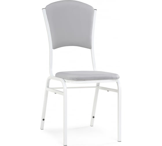 Изображение товара Стул на металлокаркас Woodville Арналд светло-серый/белый 587872