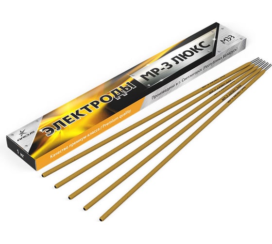 Изображение товара Электрод МР-3 ЛЮКС (2.5 мм; 1 кг) МЭЗ Ц0035483