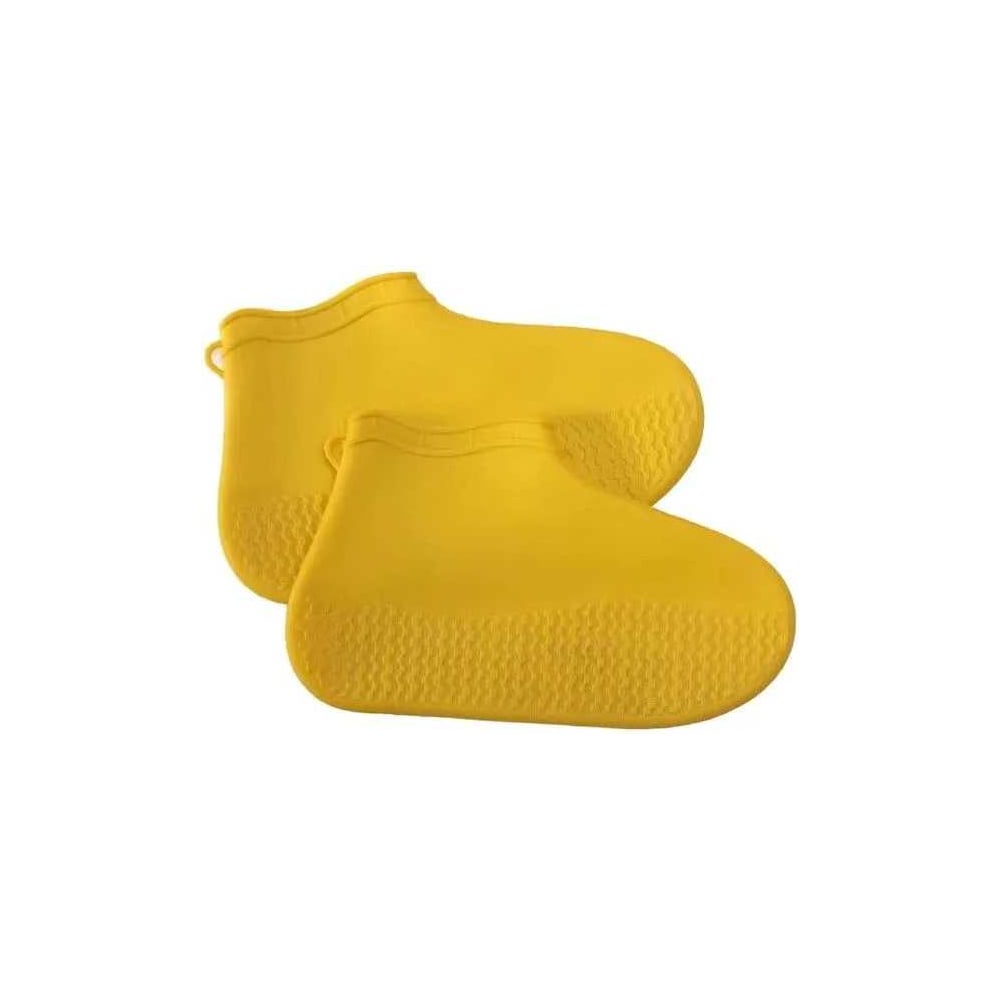 Изображение товара Чехлы на обувь от дождя и грязи Добросад Прогулка р-р M 35-39 из силикона желтый