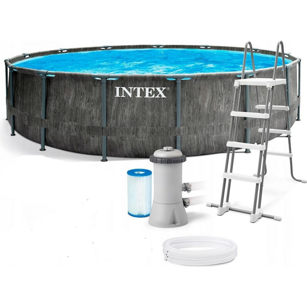Каркасный бассейн INTEX детский бассейн intex тропический риф 58485