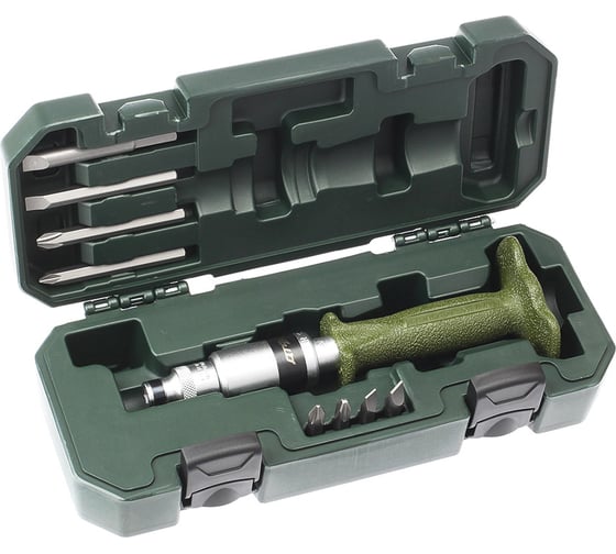 Изображение товара Ударная отвертка с защитной рукояткой Дело Техники SL8,10;РH2,3 L=36 и 80 мм 15/1 766918