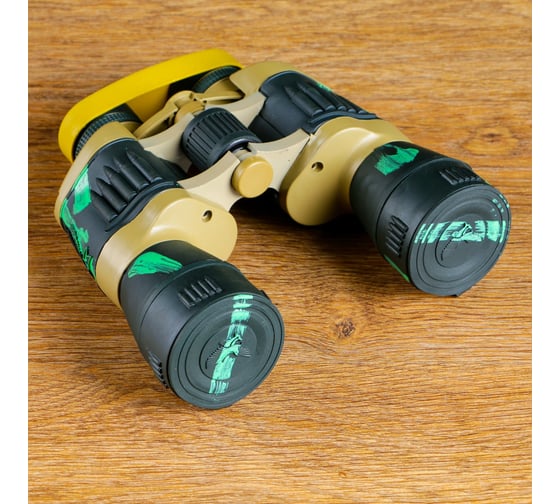 Изображение товара Бинокль Мастер К 7х50, зелёный камуфляж, линзы рубин 4387620