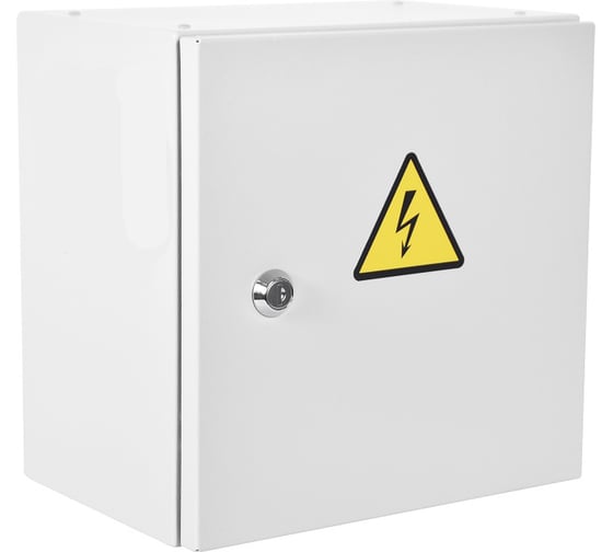 Изображение товара Уличный всепогодный укомплектованный настенный шкаф ЦМО IP65, серый ШТВ-НЭ-5.5.25-3ААА-Т2