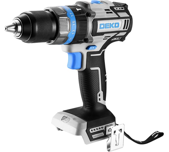 Изображение товара Дрель-шуруповерт аккумуляторная ударная бесщеточная DKCID20, без АКБ и з/у DEKO 063-4456