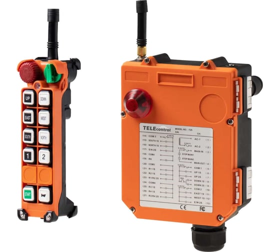 Изображение товара Промышленное радиоуправление TELEcontrol F25-8D 220-380В АС U_F25-8D