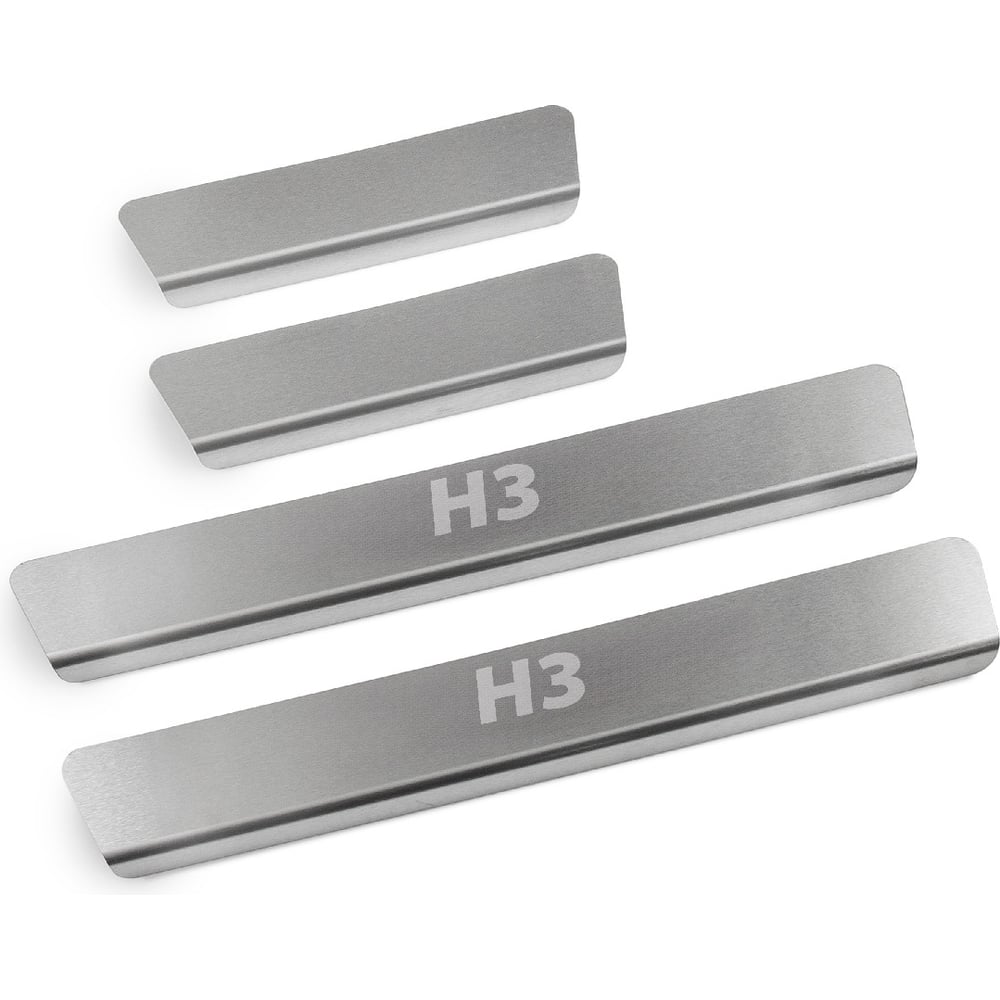 Изображение товара Накладки порогов Rival Haval H3 2024 защита порогов комплект 4 шт