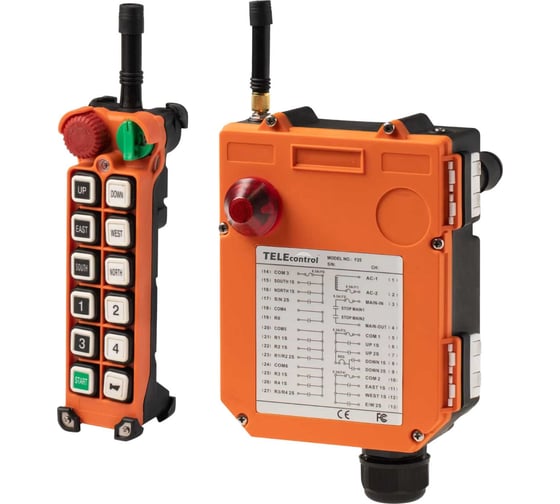 Изображение товара Промышленное радиоуправление TELEcontrol F25-10D 220-380В АС U_F25-10D