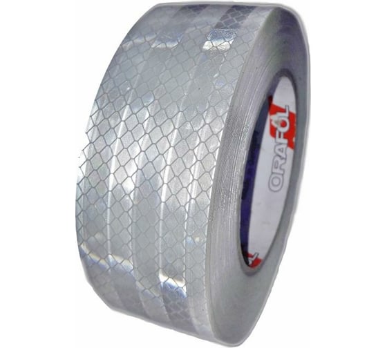 Изображение товара Светоотражающая лента ДАЛИ-авто призма высокой интенсивности 50мм*23м белая DA-01876