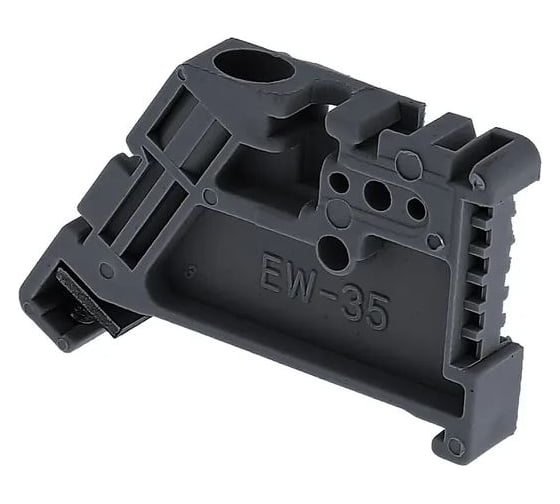 Изображение товара Пластиковый зажим на DIN-рейку EKF 1 винт EW 100 шт PROxima ahdw-ew