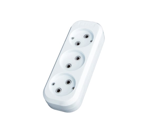 Изображение товара Колодка на 3 гнезда EKF Эксперт, б/з 10А AKB10-3