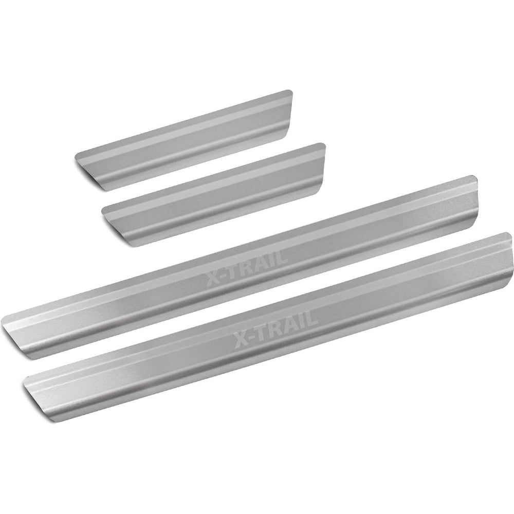 Изображение товара Накладки порогов Rival для Nissan X-trail 2023 4 шт защитные накладки порогов