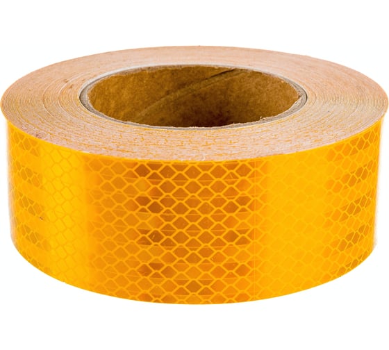 Изображение товара Светоотражающая лента Дали-Авто призма высокой интенсивности 50 мм 23 м желтая DA-01877