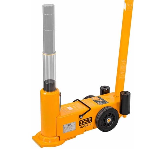 Изображение товара Домкрат подкатной пневмогидравлический JCB в комплекте с удлинителями, 35т (h min 360мм, h max 910мм, 8-12бар, 600л/мин) JCB-TRAS30-1H(59714)