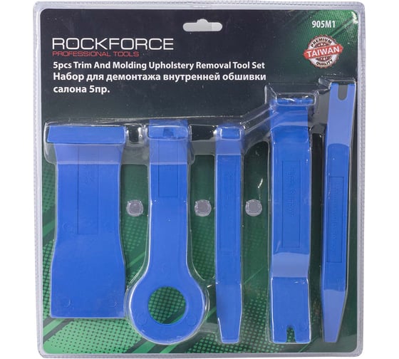 Изображение товара Набор инструмента для демонтажа дверных панелей RockFORCE 5пр. RF-905M1 RF-905M1(206)