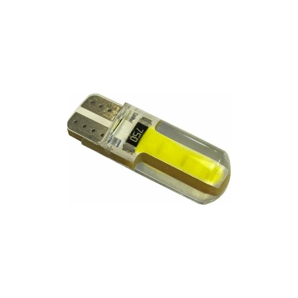 Светодиод Nord-Yada T10 (2 LED) 1.08W COB (size 13 mm 1.5 mm) 12V W5W белый (2 шт в 1 упаковка) 906070