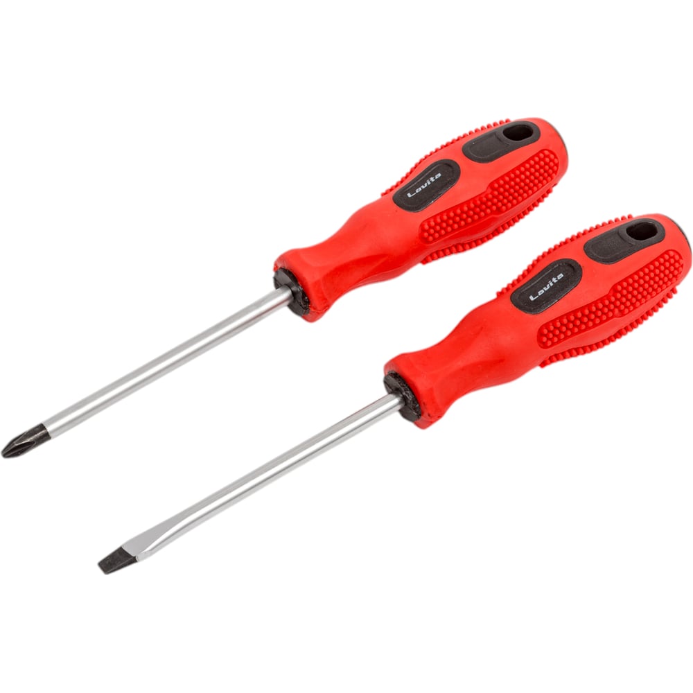 Изображение товара Набор отверток LAVITA 2 шт. LA 515503 диэлектрические, насадка PH и SL, длина 100 мм
