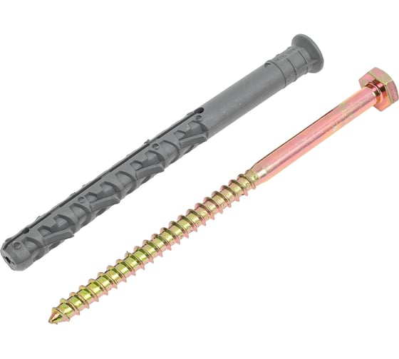 Изображение товара Дюбель рамный, фасадный STARFIX TSX-S 10x120 мм, нейлон, потай, с шурупом, 50 шт. ТК SMP-54707-50