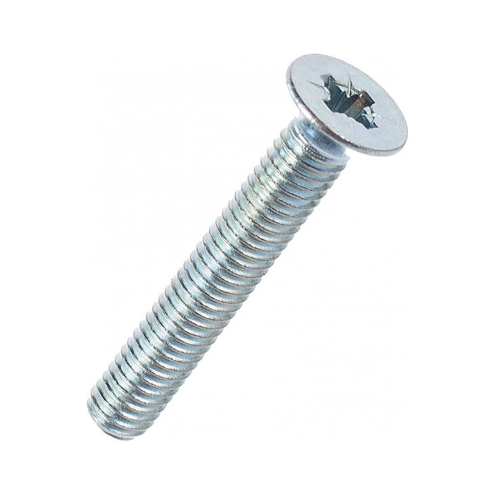 Изображение товара Винт STARFIX М8x60 мм с потайной головкой, цинк, DIN 965, 1000 шт.