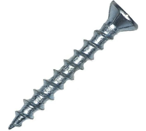 Изображение товара Саморез оконный STARFIX 4.1x35 мм, белый цинк, острый, 100 шт. в пласт. конт. SMP1-39923-100