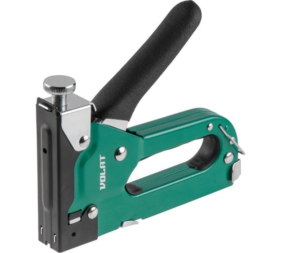 Изображение товара Пистолет скобозабивной металлический 3-в-1 ВОЛАТ 4-14 мм 38030-14