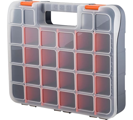 Изображение товара Органайзер для мелочей Blocker п/п 382х322х74 односторонний, цв. серо-свинцовый/оранжевый 33745