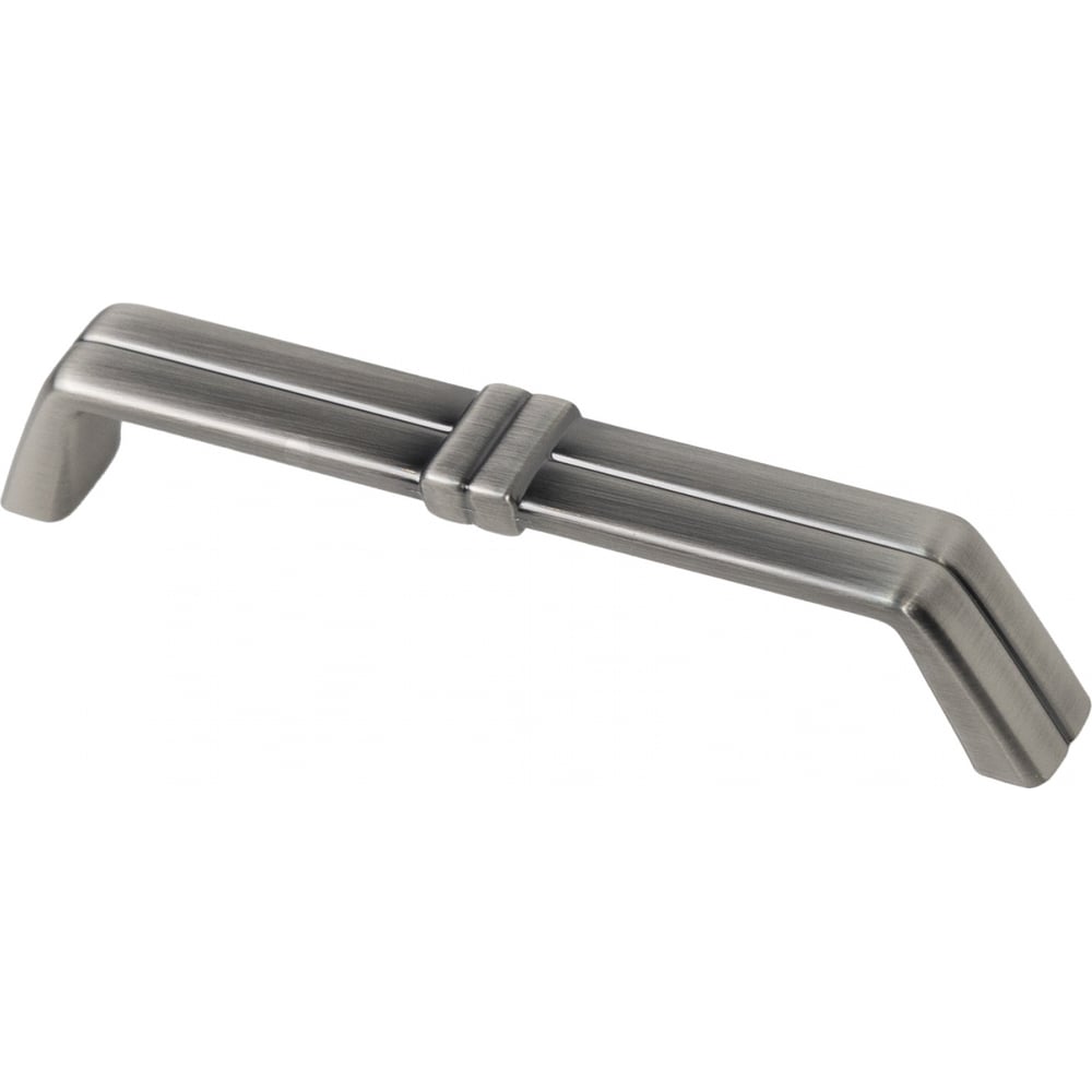 Изображение товара Мебельная металлическая ручка скоба AKS SANDRA 128 шлифованный никель