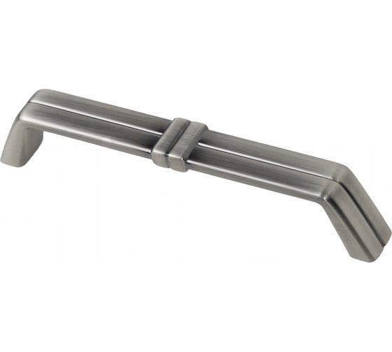 Изображение товара Мебельная металлическая ручка скоба AKS SANDRA 128 шлифованный никель 56822