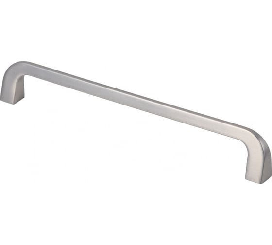 Изображение товара Мебельная металлическая ручка скоба AKS SAMBA 192 шлифованная сталь 104217