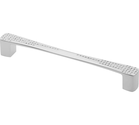 Изображение товара Мебельная металлическая ручка скоба AKS COMO 128 хром 30398