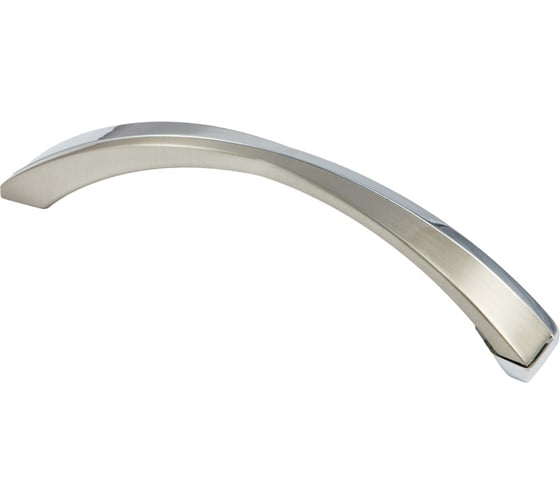 Изображение товара Мебельная металлическая ручка скоба AKS DL25 128 инокс/хром 21422