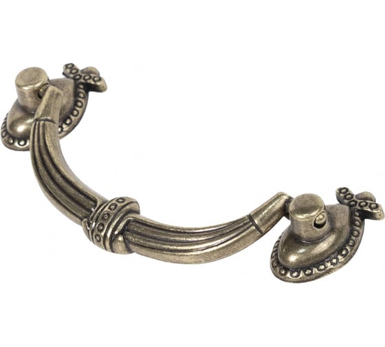 Изображение товара Мебельная металлическая ручка скоба AKS FLY 96 старое золото 45304