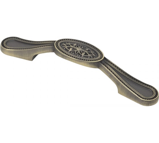 Изображение товара Мебельная металлическая ручка скоба AKS EMPRESS 96 старое золото блеск 57781