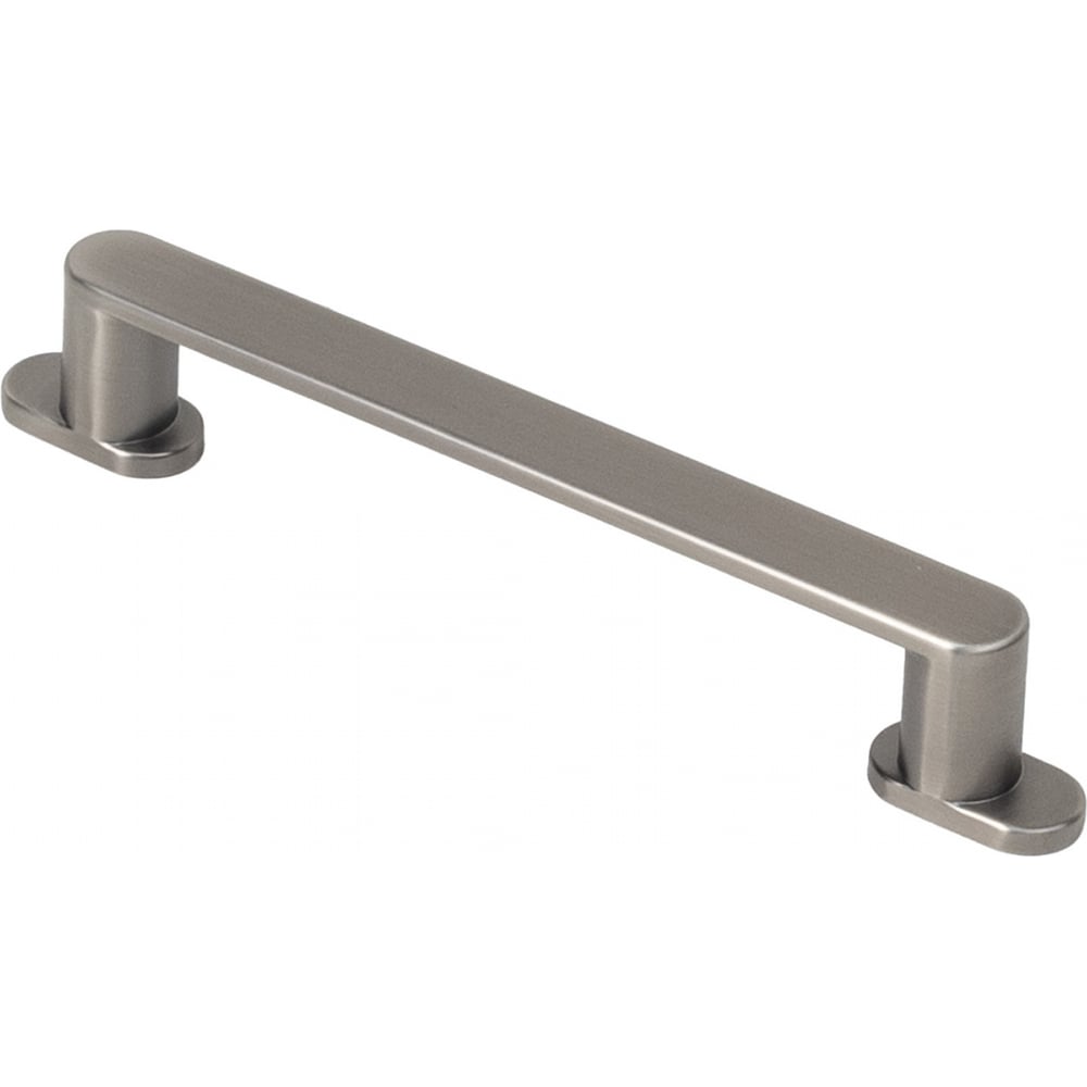 Изображение товара Мебельная ручка скоба AKS GRAND 192 шлифованный никель современная стильная