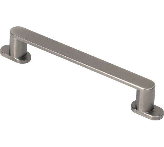 Изображение товара Мебельная металлическая ручка скоба AKS GRAND 192 шлифованный никель 56783