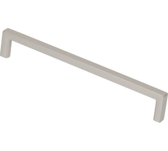 Изображение товара Мебельная металлическая ручка скоба AKS SKYLINE 192 шлифованный никель, тип 2 105089