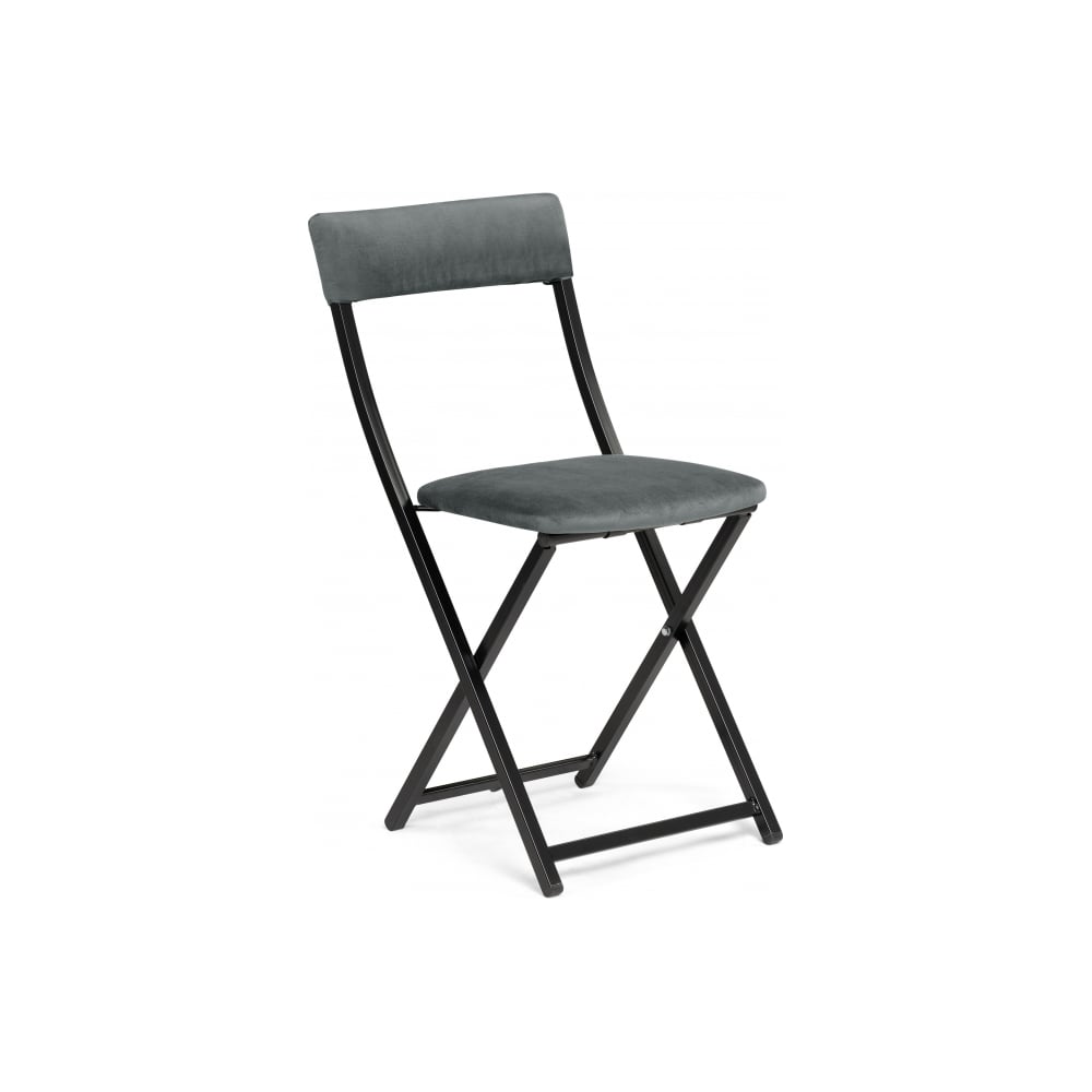 Изображение товара Стул на металлокаркасе Woodville Elevis серый/черный, классический дизайн