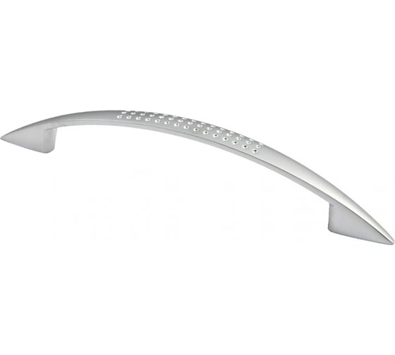 Изображение товара Мебельная металлическая ручка скоба AKS UN88 128 матовый хром 23484