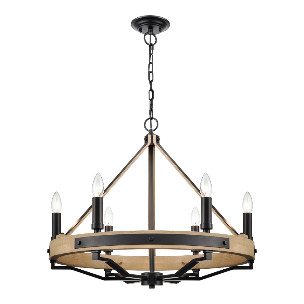 Изображение товара Подвесная люстра Wertmark BRENDA с 6 лампами современный дизайн