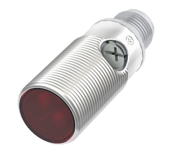 Изображение товара Оптический датчик диффузный Lanbao PSM-BC40DPBR-E2, Sn=400 мм, PNP NO/NC (Програм)10...30DC, разъем М12, 07-00038453