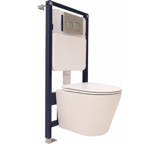 Изображение товара Комплект Alcora Stella Tornado DPL инсталляция Grant кнопка chrome 51797480+7107CHROME